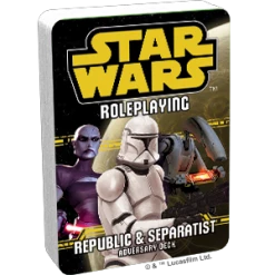 Fantasy Flight Games Star Wars RPG: Republic And Separatist Adversary Deck Role Playing Game