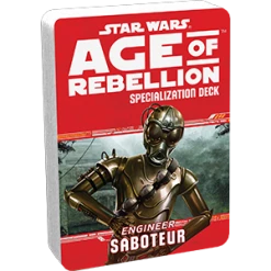 Fantasy Flight Games Star Wars: Age Of Rebellion: Saboteur Specialization Deck Role Playing Game