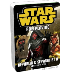 Fantasy Flight Games Star Wars RPG: Republic And Separatist II Adversary Deck Role Playing Game