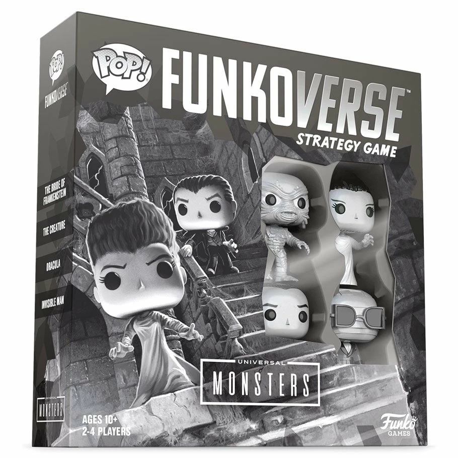 Funkoverse:Universal Monsters 100 4-Pack Board Game 3 Funkoverse:Universal Monsters 100 4-Pack Board Game
