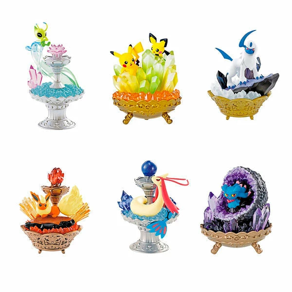 Pokemon - Gemstone Collection - Re-ment Blind Box Mini Figure (Case Pack) 4 Pokemon - Gemstone Collection - Re-ment Blind Box Mini Figure (Case Pack)