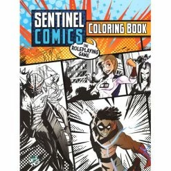 GREATER THAN GAMES LLC All Books Sentinel Comics RPG: Coloring Book