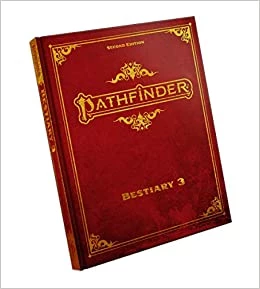 PAIZO, INC. Pathfinder 2E: Bestiary 3 Special Edition Role Playing Game All Books 3 PAIZO, INC. Pathfinder 2E: Bestiary 3 Special Edition Role Playing Game All Books