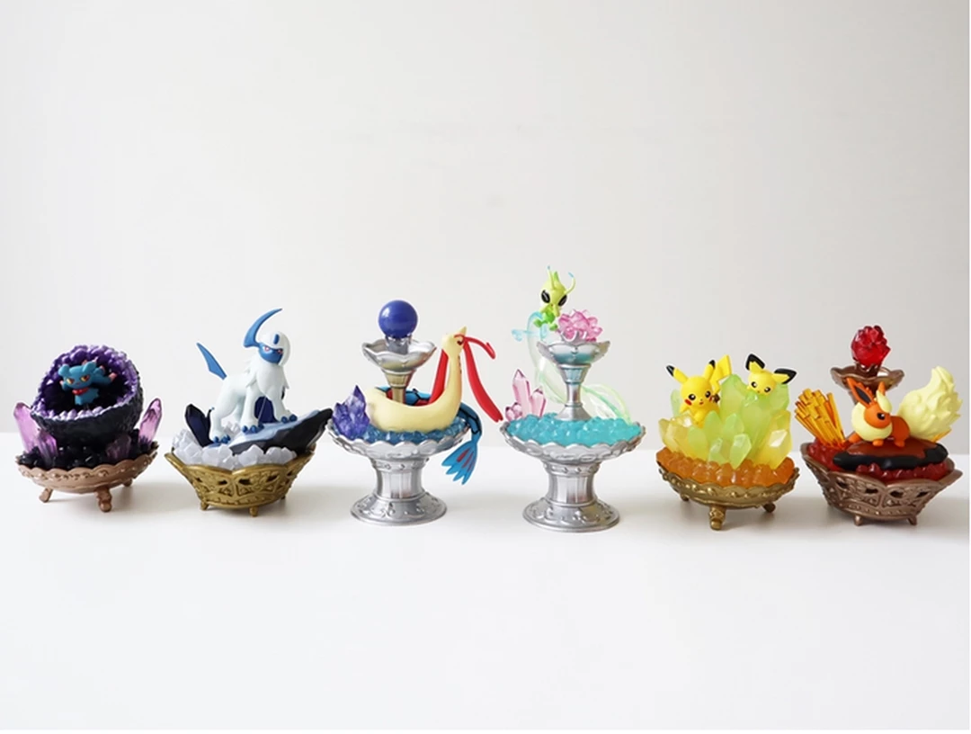 Pokemon - Gemstone Collection - Re-ment Blind Box Mini Figure (Case Pack) 8 Pokemon - Gemstone Collection - Re-ment Blind Box Mini Figure (Case Pack)