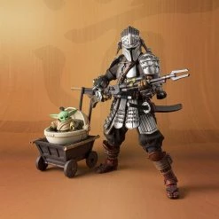 Star Wars The Mandalorian - Ronin Mandalorian & Grogu (Beskar Armor) - Bandai Spirits Meisho Movie Realization Figure [Pre-order]