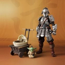 Star Wars The Mandalorian - Ronin Mandalorian & Grogu (Beskar Armor) - Bandai Spirits Meisho Movie Realization Figure [Pre-order]