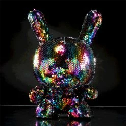 Flippin Rainbows - Kidrobot 13” Plush Dunny Art Figure [Pre-order] Figures