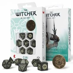 Q-WORKSHOP The Witcher: Ciri The Ziraeal 7pcs Dice Set
