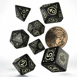 Q-WORKSHOP The Witcher: Ciri The Ziraeal 7pcs Dice Set
