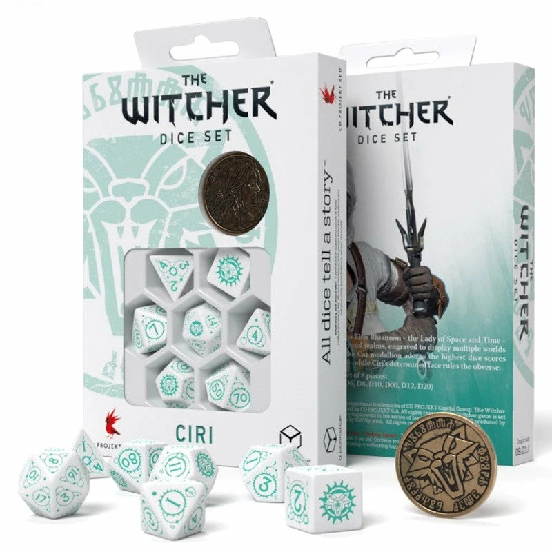 Q-WORKSHOP The Witcher: Ciri The Law Of Surprise 7pcs Dice Set 4 Q-WORKSHOP The Witcher: Ciri The Law Of Surprise 7pcs Dice Set