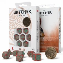 Q-WORKSHOP The Witcher: Triss Merigold The Fear 7pcs Dice Set
