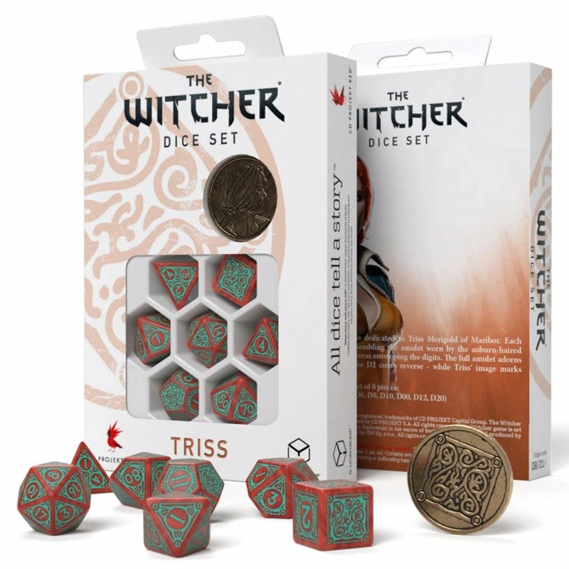 Q-WORKSHOP The Witcher: Triss Merigold The Fear 7pcs Dice Set 4 Q-WORKSHOP The Witcher: Triss Merigold The Fear 7pcs Dice Set