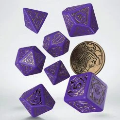 Q-WORKSHOP The Witcher Dice Set: Dandelion - Viscount De Lettenhove (7 + Coin)