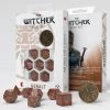 Q-WORKSHOP The Witcher Dice Set: Geralt - The Monster Slayer (7 + Coin)