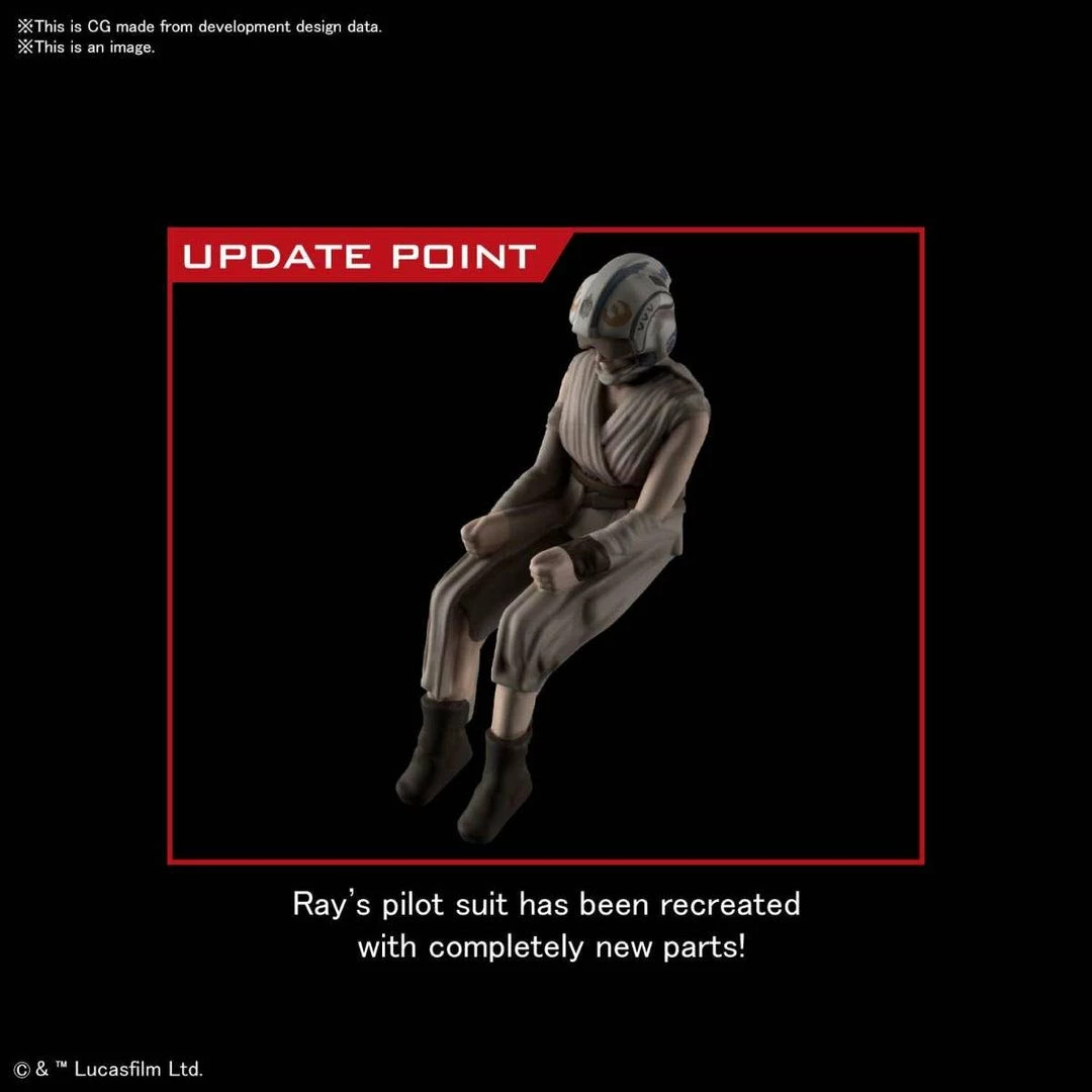 Star Wars - X-Wing Starfighter Red 5 (Rise Of Skywalker Ver.) - Bandai Spirits Hobby Star Wars 1/72 Plastic Model Kit 5 Star Wars - X-Wing Starfighter Red 5 (Rise Of Skywalker Ver.) - Bandai Spirits Hobby Star Wars 1/72 Plastic Model Kit