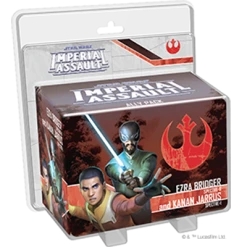 Fantasy Flight Games Star Wars Imperial Assault: Ezra Bridger And Kanan Jarrus Expansion Pack Miniatures Game