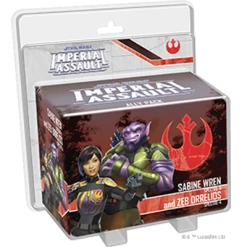 Fantasy Flight Games Star Wars SW: Imperial Assault Sabine Wren And Zeb Orrelios Expansion Pack Miniatures Game