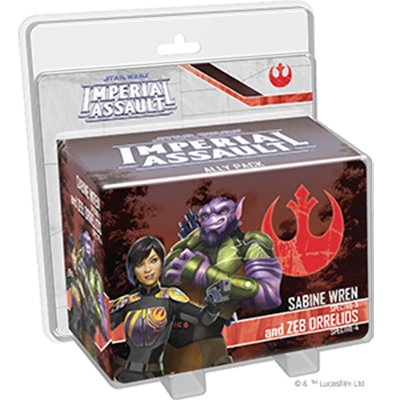 Fantasy Flight Games Star Wars SW: Imperial Assault Sabine Wren And Zeb Orrelios Expansion Pack Miniatures Game 3 Fantasy Flight Games Star Wars SW: Imperial Assault Sabine Wren And Zeb Orrelios Expansion Pack Miniatures Game