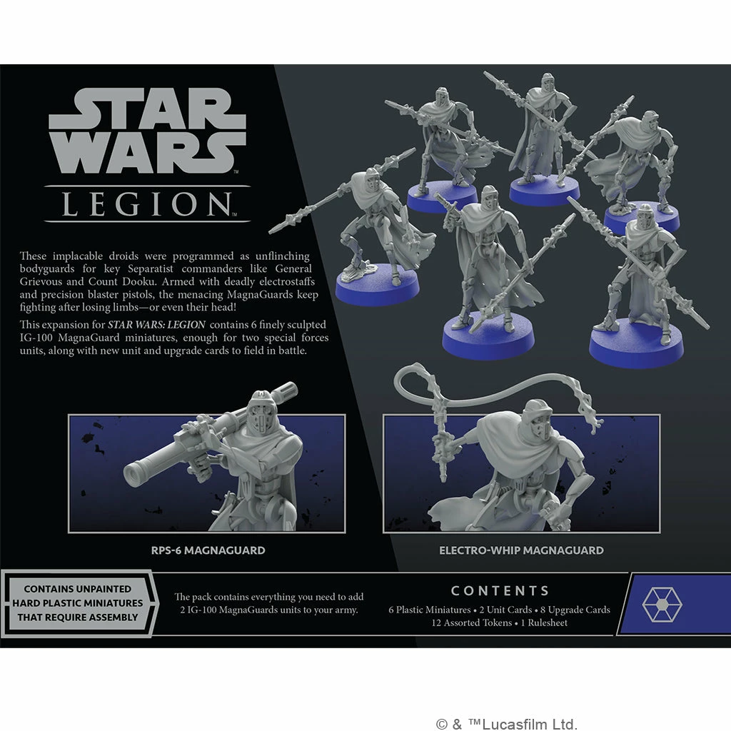 Fantasy Flight Games Star Wars Legion: IG-100 MagnaGuards Expansion Miniatures Game 4 Fantasy Flight Games Star Wars Legion: IG-100 MagnaGuards Expansion Miniatures Game