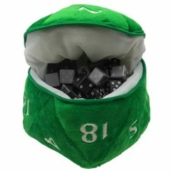 ULTRA PRO Dungeons & Dragons D20 Plush Dice Bag - Green
