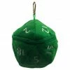 ULTRA PRO Dungeons & Dragons D20 Plush Dice Bag - Green 1 ULTRA PRO Dungeons & Dragons D20 Plush Dice Bag - Green