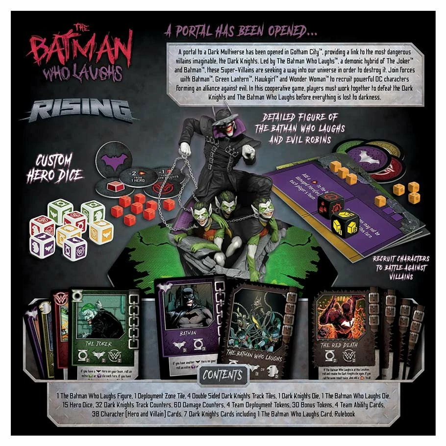 USAOPOLY DC The Batman Who Laughs Rising Board Game 5 USAOPOLY DC The Batman Who Laughs Rising Board Game