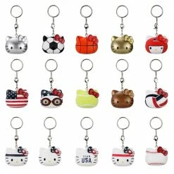 Sanrio Hello Kitty X Team USA - Kidrobot Vinyl Keychain Series