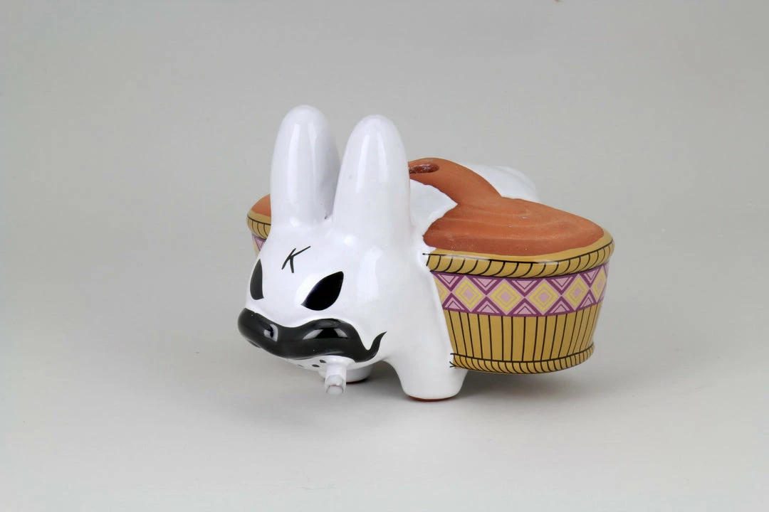 Chia Pet Labbit By Frank Kozik - Kidrobot 5" Art Toy Figure 9 Chia Pet Labbit By Frank Kozik - Kidrobot 5" Art Toy Figure