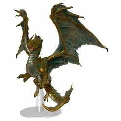 WIZKIDS Figures Dungeons And Dragons: Icons Of The Realms: Adult Bronze Dragon Premium Figure