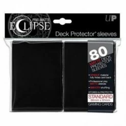 Card Sleeves Eclipse Black Ultra Pro Basic Sleeves 80ct
