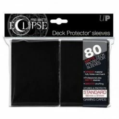 Card Sleeves Eclipse Black Ultra Pro Basic Sleeves 80ct