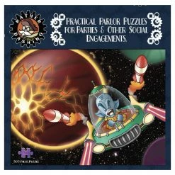 RATHER DASHING GAMES We Come In Peace Parlor 500pc Puzzle Puzzles