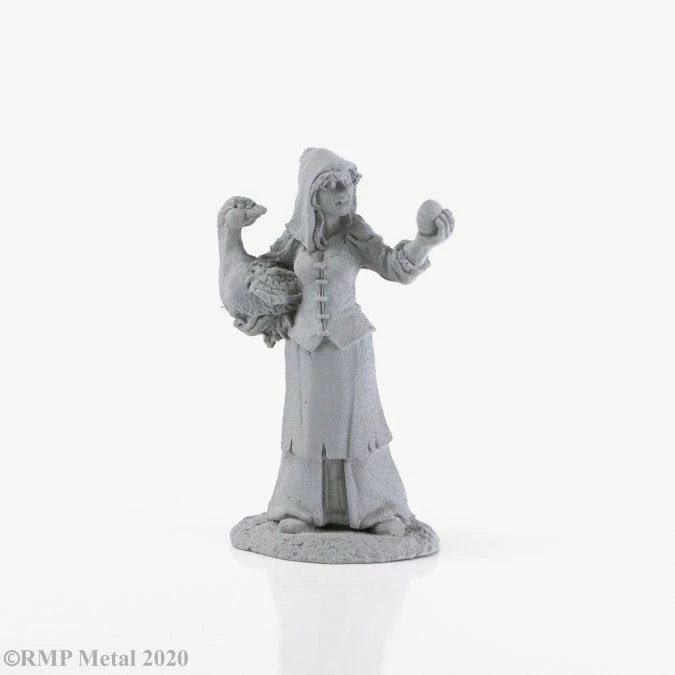 REAPER MINIATURES Dark Heaven Legends: Brinewind Townsfolk: Goose Lady Miniatures Game 3 REAPER MINIATURES Dark Heaven Legends: Brinewind Townsfolk: Goose Lady Miniatures Game