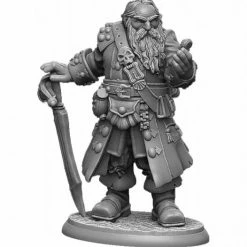 REAPER MINIATURES Miniature Games Dark Heaven Legends: Barnabus Frost, Pirate Lord Of Brinewind Miniatures Game