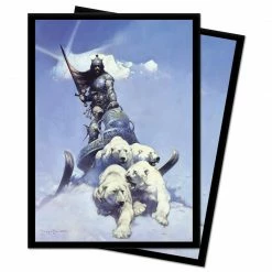 Frank Frazetta - Silver Warrior - Ultra Pro Art Sleeves (100CT) [In Stock]