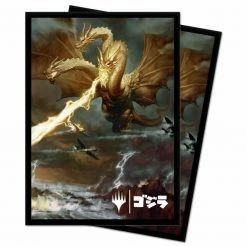 Card Sleeves Magic The Gathering: Ikoria - Ghidorah King Of The Cosmos - Ultra Pro Art Sleeves V.4 (100CT)