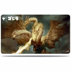 Play Mats Magic The Gathering: Ikoria - Ghidorah King Of The Cosmos - Ultra Pro Rubber Playmat V.2