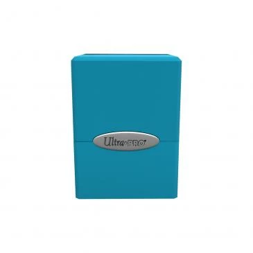 Deck Boxes & Storage Boxes Ultra Pro: Satin Cube - Sky Blue Deck Box 5 Deck Boxes & Storage Boxes Ultra Pro: Satin Cube - Sky Blue Deck Box