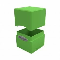 Ultra Pro: Satin Cube - Lime Green Deck Box Deck Boxes & Storage Boxes