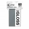 TCG Basic Sleeves Eclipse Gloss: Small Smoke Grey Ultra Pro Basic Sleeves 60CT