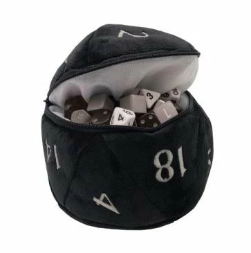 Ultra Pro D20 Plush Dice Bag - Black 3 Ultra Pro D20 Plush Dice Bag - Black