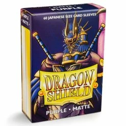 ARCANE TINMEN Dragon Shield - Purple - JP-Size Matte Basic Sleeves (60CT) [In Stock] Card Sleeves