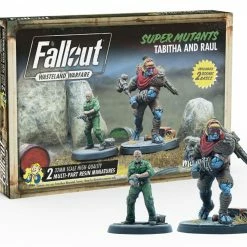 MODIPHIUS ENTERTAINMENT Fallout: Wasteland Warfare - Super Mutants Tabitha And Raul Miniatures