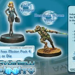 CORVUS BELLI Infinity - Dire Foes Mission Pack #4: Flee Or Die (Hassassin Vs Military Order) Miniatures [Pre-order] Miniature Games