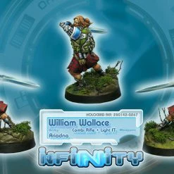 CORVUS BELLI Miniature Games Infinity - Ariadna: William Wallace (EXP CCW) Miniatures [Pre-order]
