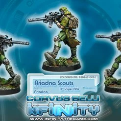 CORVUS BELLI Miniature Games Infinity - Ariadna: Ariadna Scouts (Ap Sniper) Miniatures [Pre-order]