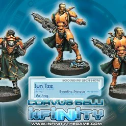 CORVUS BELLI Infinity - Yu Jing: Sun Tze (Boarding Shotgun) Miniatures [Pre-order] Miniature Games