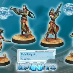 CORVUS BELLI Infinity - Haqqislam: Odalisques Miniatures [Pre-order] Miniature Games