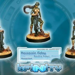 CORVUS BELLI Miniature Games Infinity - Haqqislam: Hassassin Fidays (Boarding Shotgun) Miniatures [Pre-order]