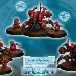 CORVUS BELLI Miniature Games Infinity - Nomads: Lunokhod Sputniks (Crazykoalas) Miniatures [Pre-order]